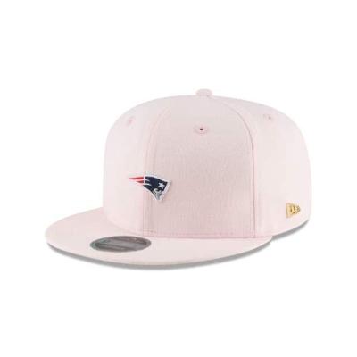 Pink New England Patriots Hat - New Era NFL Micro Stitch 9FIFTY Snapback Caps USA4730918